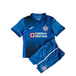 Camisola Cruz Azul Criança Equipamento Primeiro 2021-2022 Manga Curta